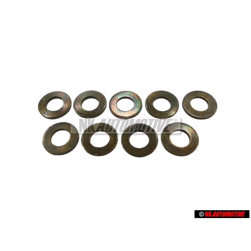 9x Original VW Washer 10mm - N 01152711