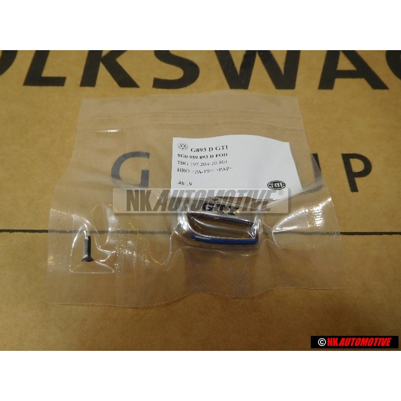 Original VW Cap Black/Chrome - 5G0959893D FOD