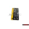 Original Audi Sticker For Air Conditioner - 8W0010515B
