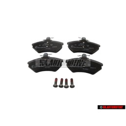Original VW 1 Set Of Brake Pads With Wear Display For Disc Brakes - JZW698151F