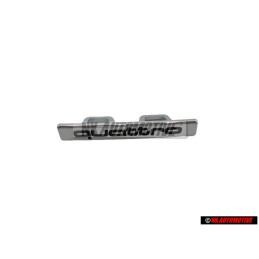 Original Audi QUATTRO Front Grill Badge Emblem Chrome - 4F9853736 2ZZ