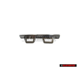 Original Audi QUATTRO Front Grill Badge Emblem Chrome - 4F9853736 2ZZ
