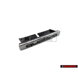 Original Audi QUATTRO Front Grill Badge Emblem Chrome - 4F0853737 2ZZ
