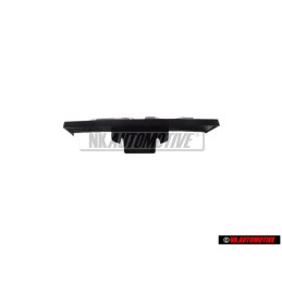 Original Audi V6 Front Grill Badge Emblem Black Chrome - 4E0853736E 2ZZ