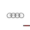 Original Audi Rings Rear Boot Badge Emblem Chrome - 8D5853742 2ZZ