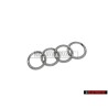 Original Audi Rings Rear Boot Badge Emblem Chrome - 8D5853742 2ZZ