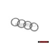 Original Audi Rings Rear Boot Badge Emblem Chrome - 8D5853742 2ZZ
