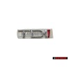 Original Audi TDI Rear Boot Badge Emblem Chrome Red - 8D5853737C 2ZZ