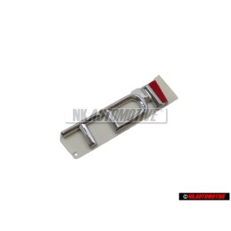 Original Audi TDI Rear Boot Badge Emblem Chrome Red - 8D5853737C 2ZZ