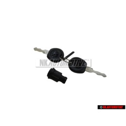 Original VW Glove Box Lock Cylinder with Keys - 357857113