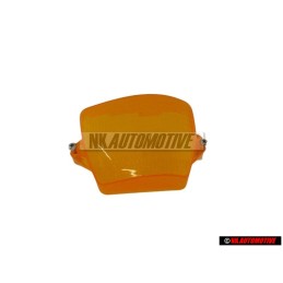 Original Audi Window Indicator Flashing Glass Yellow Front Left - 855953157