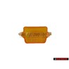 Original Audi Window Indicator Flashing Glass Yellow Front Left - 855953157