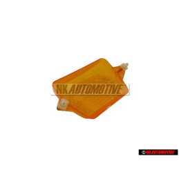 Original Audi Window Indicator Flashing Glass Yellow Front Left - 855953157