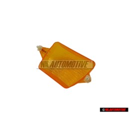 Original Audi Window Indicator Flashing Glass Yellow Front Left - 855953157