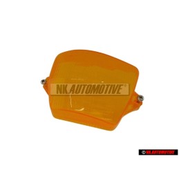 Original Audi Window Indicator Flashing Glass Yellow Front Right - 855953158