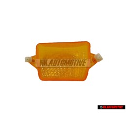 Original Audi Window Indicator Flashing Glass Yellow Front Right - 855953158