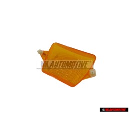 Original Audi Window Indicator Flashing Glass Yellow Front Right - 855953158