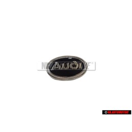 Original Audi Side Badge Emblem Black Chrome - 447853621 01C