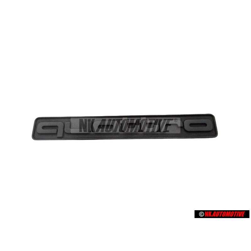 Original Audi QUATTRO Dashboard Badge Emblem Black - 857853681A 01C