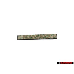 Original Audi QUATTRO Dashboard Badge Emblem Black - 857853681A 01C