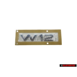 Original Audi W12 Rear Boot Badge Emblem Chrome - 4E0853743T 2ZZ