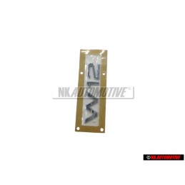 Original Audi W12 Rear Boot Badge Emblem Chrome - 4E0853743T 2ZZ
