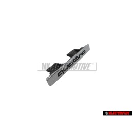 Original Audi QUATTRO Front Grill Badge Emblem Chrome - 8D0853736 2ZZ