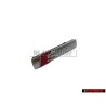 Original Audi S-LINE Front Grill Badge Emblem Chrome Red - 4F0853736B 2ZZ