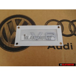 Original Audi V8 Rear Boot Badge Emblem Chrome - 8E0853601B