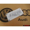 Original Audi V8 Rear Boot Badge Emblem Chrome - 8E0853601B