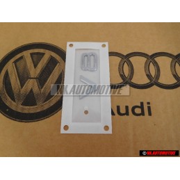 Original Audi V8 Rear Boot Badge Emblem Chrome - 8E0853601B