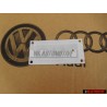 Original Audi V8 Rear Boot Badge Emblem Chrome - 8E0853601B