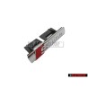 Original Audi S-LINE Front Grill Badge Emblem Chrome Red - 8E0853736C 2ZZ