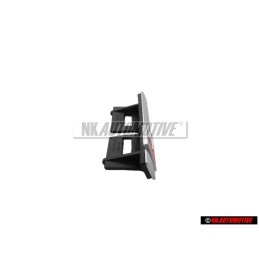 Original Audi S-LINE Front Grill Badge Emblem Chrome Red - 8E0853736C 2ZZ