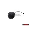 Original VW Cap With Retaining Strap For Fuel Tank Satin Black - 1J0201550BF9B9