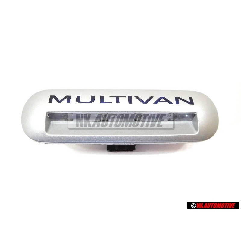 Original VW MULTIVAN Entry Lighting With Lettering Silver - 7E5947415A 72A