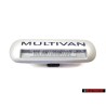 Original VW MULTIVAN Entry Lighting With Lettering Silver - 7E5947415A 72A