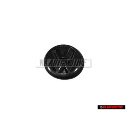 Original VW Rear Boot Badge Emblem Black 50mm - 191853601B 01C