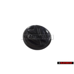 Original VW Rear Boot Badge Emblem Black 50mm - 191853601B 01C