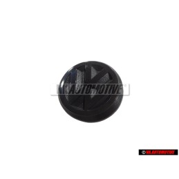 Original VW Rear Boot Badge Emblem Black 50mm - 191853601B 01C