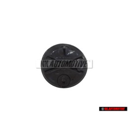 Original VW Rear Boot Badge Emblem Black 50mm - 191853601B 01C