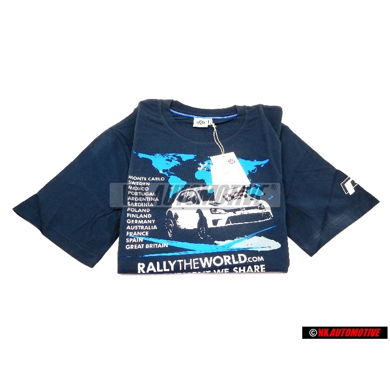 Original VW T-Shirt Rallye Size XL - 6RV084200D BRL