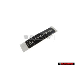 Original VW data tag - 1C0000279