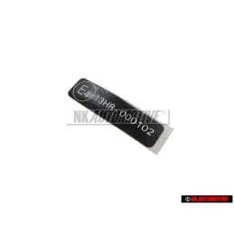 Original VW data tag - 1C0000279