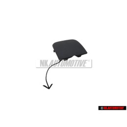 Original VW Cover For Towing Eye Satin Black - 1K6807441B 9B9