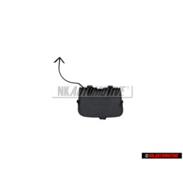 Original VW Cover For Towing Eye Satin Black - 1K6807441B 9B9