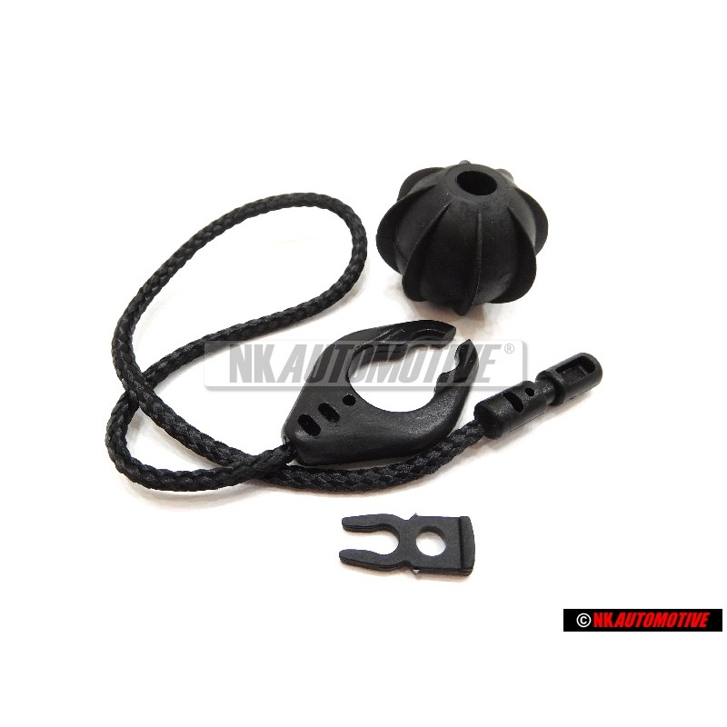 Original VW Holding Strap Satin Black - 5N0863447 9B9