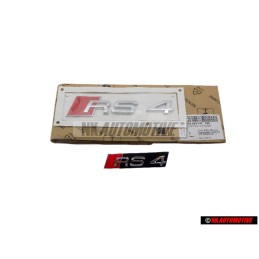 Original Audi SET Front Grill & Rear Boot Badge Emblem - RS4 B5 (8D)