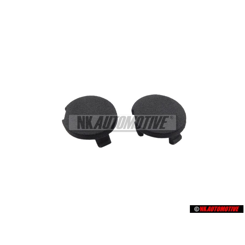 2x Original VW Cover Cap For Bolt Black - 535881477B 4FB
