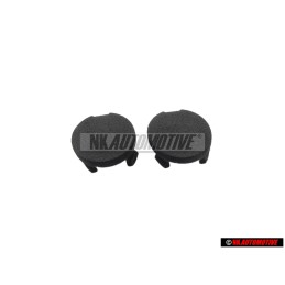 2x Original VW Cover Cap For Bolt Black - 535881478B 4FB